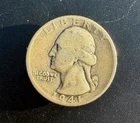 1941 Washington Quarter - 25C - Circulated Condition - 90% Silver
