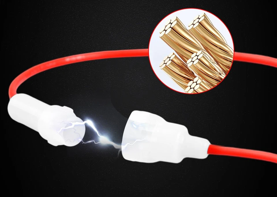 Portafusibles de vidrio en línea AGC 16 AWG OFC cable de cobre grado marino conexión rápida Foto 3 de 4