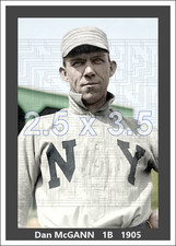 Dan McGann - 1905 New York Giants - choose a style - colorized print
