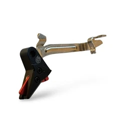 OEM SJ Precision Gen 3-4 Aluminum Flat Face Trigger Shoe Glock 17 19 Black Red