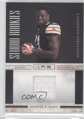 2010 Panini Rookies & Stars Studio Materials 5/299 Montario Hardesty #8 RC 0q4