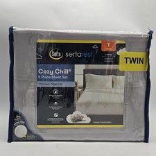 Serta SertaRest Twin Gray Cozy Chill Cooling ...