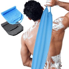 Back Scrubber for Shower Exfoliating Washcloth 2 Count Pack of 1 , Blue