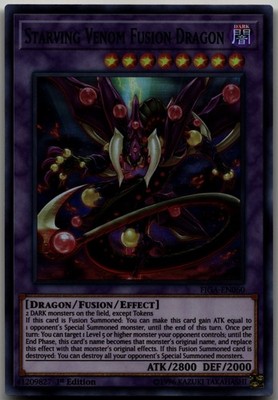 Starving Venom Fusion Dragon Super Rare Fists of the Gadgets FIGA-EN060 LP