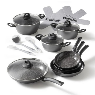 Stoneline  16tlg. Ceramic Kochgeschirr Set Induktion 18-28cm Pfanne IIWahl 19546