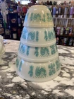 Butterprint Pyrex Mixing Bowls Complete Set of 4 Vintage