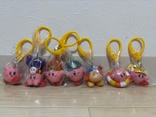 7pcs Kirby Backpack Charms Keychain Rare Set Collection