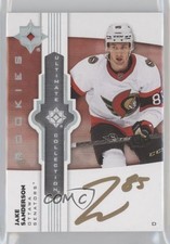 2022-23 Upper Deck Ultimate Collection Emblems Rookies Jake Sanderson Auto 0x0z