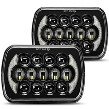 SPL DOT Approved 105W Brightest Black 5x7 7x6 Projector Led Headlights Anti-g...