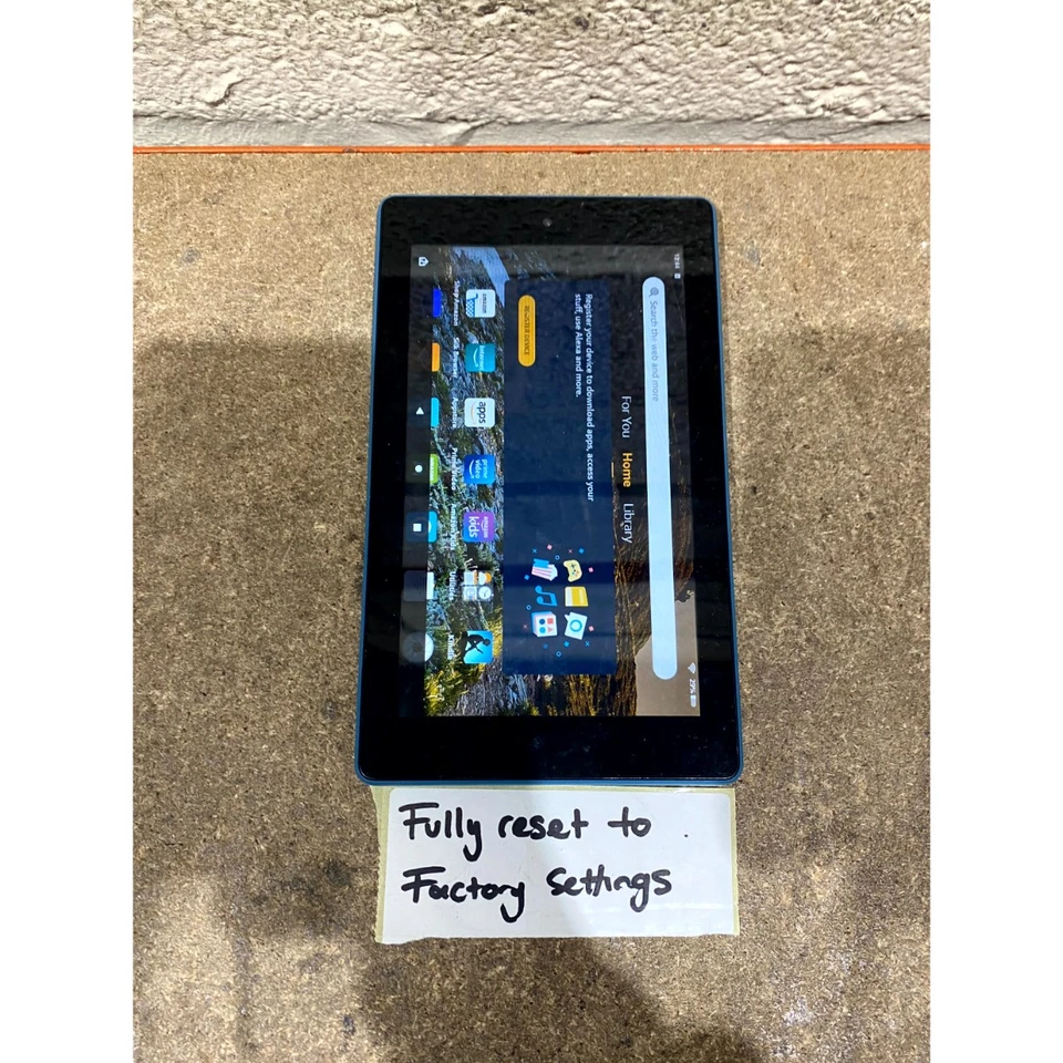 Amazon Fire 7 M8S26G Tablet Blue 7.0" IPS Display Wi-Fi Bluetooth 2MP (1GB+8GB) - Image 2 of 4