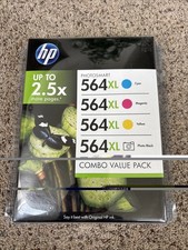 HP 564XL Ink Cartridge 4-Pack for Photosmart Black, Yellow, Cyan, Magenta 