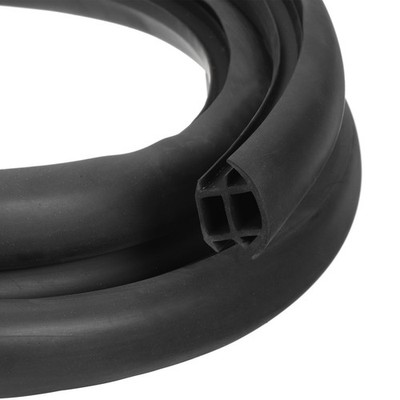 Flexible EPDM Rubber Strip 3.2 ft Long 1''(25mm) Wide for Concrete Crack Black