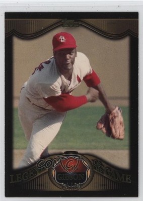 2009 Topps Legends of the Game Series 1 Gold /99 Bob Gibson #LG19 HOF 7rf