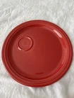 Fiesta Ware 10.5" Welled Snack Plate Scarlet