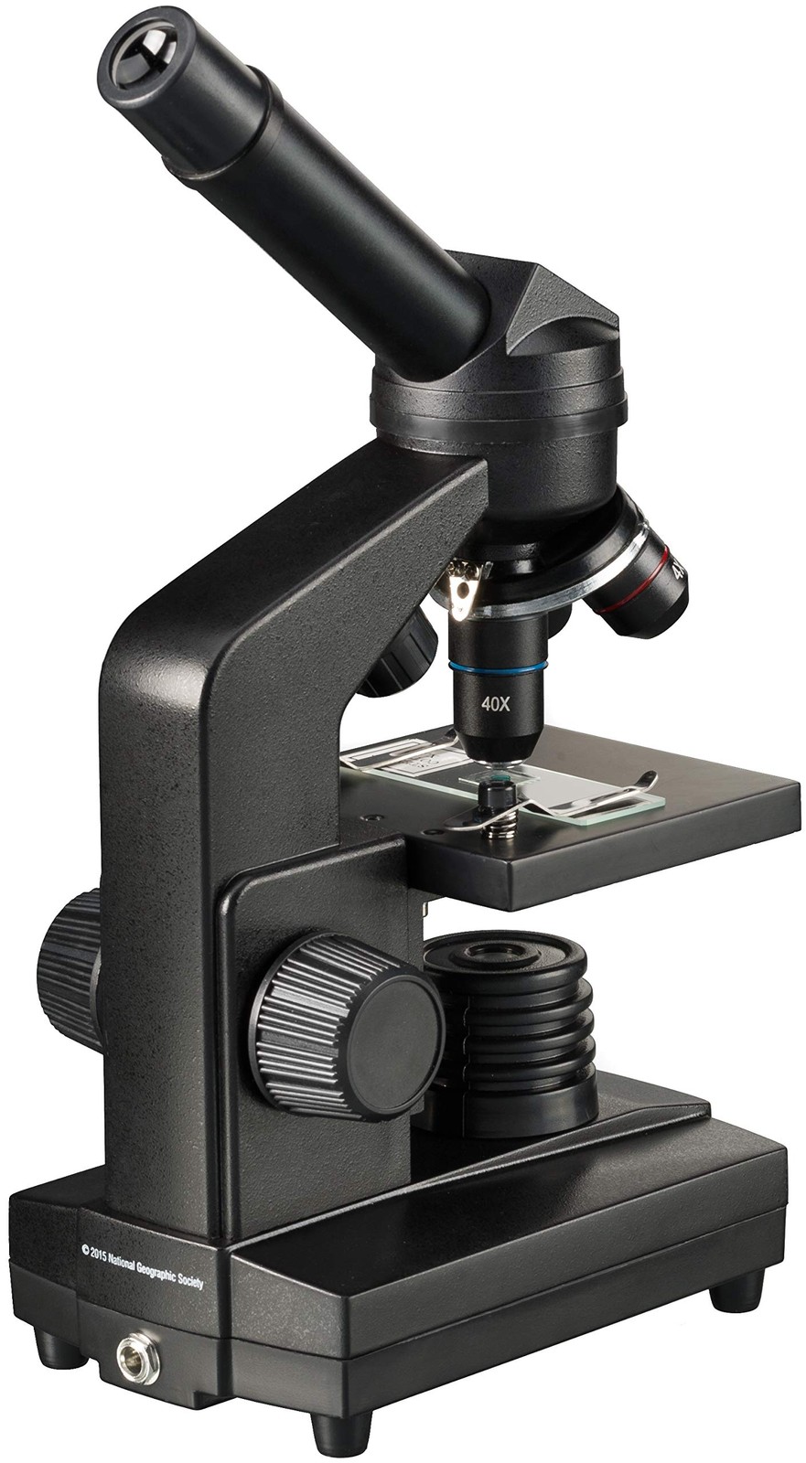 Microscope 9039001 avec support smartphone noir pour observation éducative