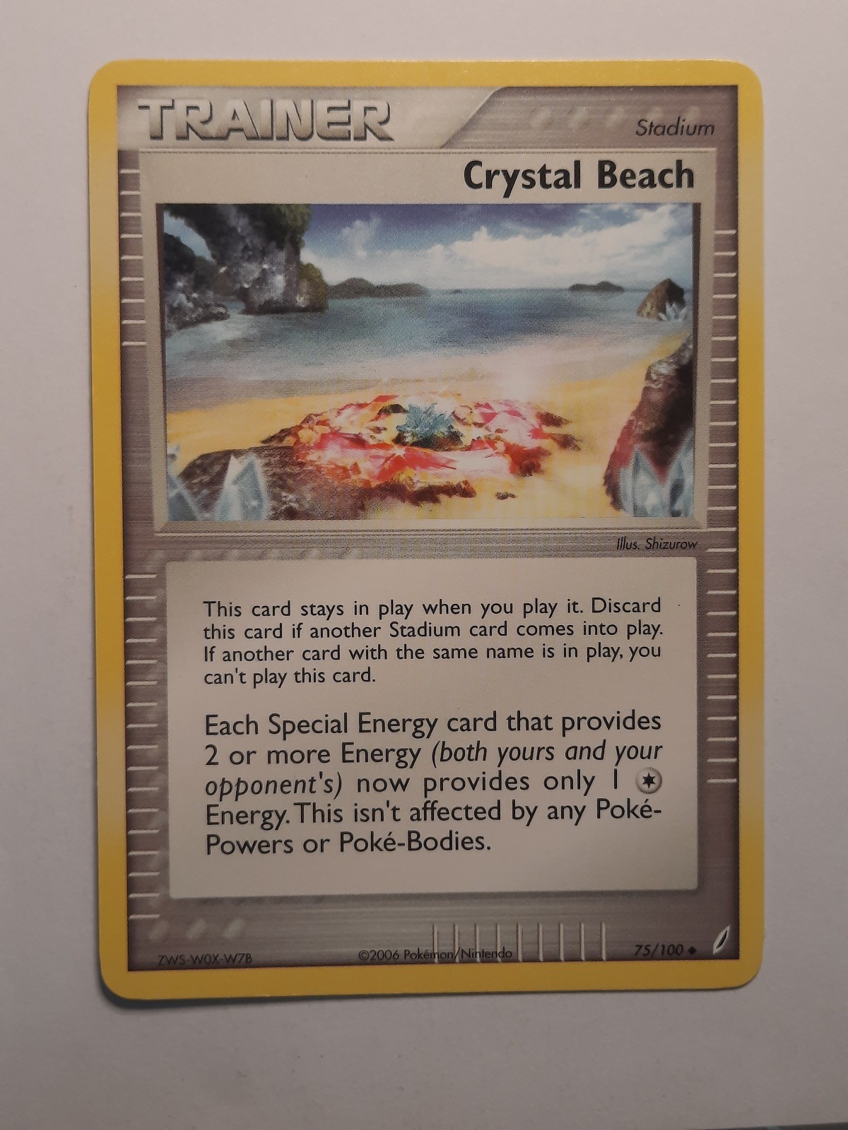 Crystal Beach 75/100 UC Crystal Guardians Pokemon LP