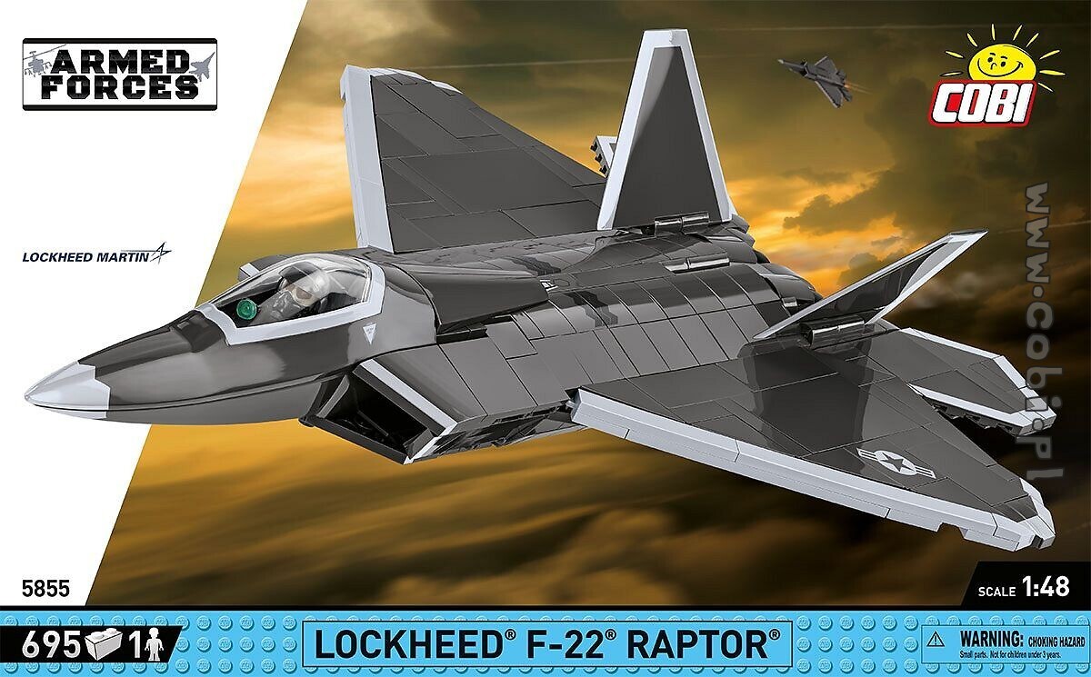 Cobi 5855 - Historical Collection - Armed Forces - Lockheed F-22 Raptor - New