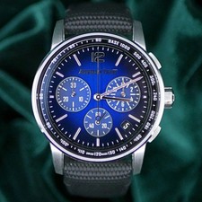 Audemars Piguet Code 11.59 Chronograph Smoked Blue Strap MINT FULL SET 26393BC 22