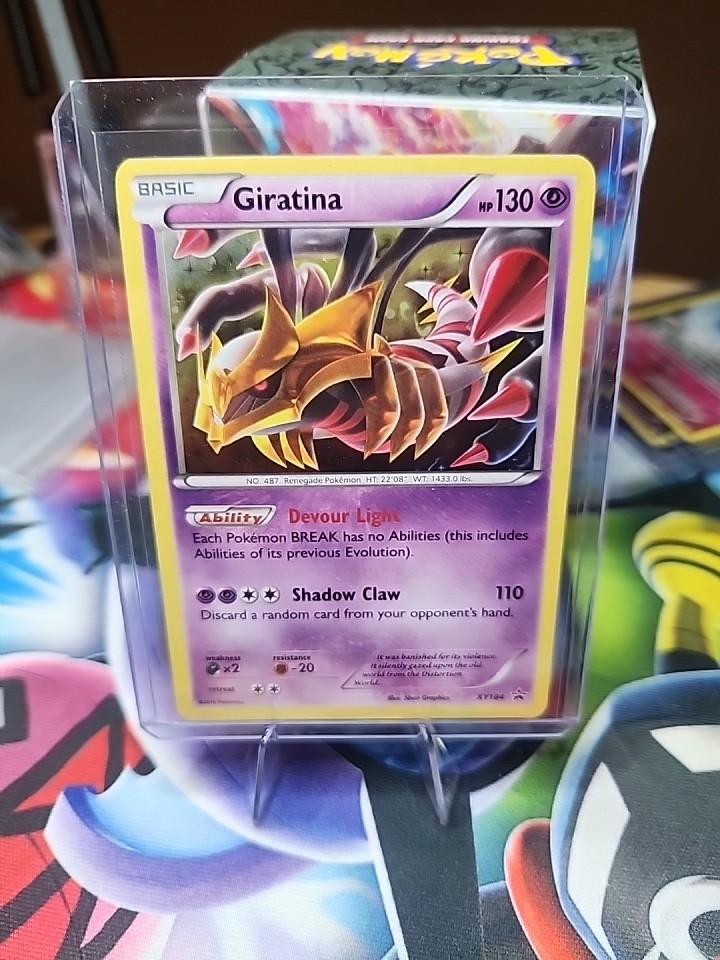 Pokemon Giratina XY184 XY Black Star Promo Cosmos Holo Card LP