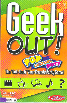 Geek Out! Pop Culture Party Game, NEW! age 10 up TV Shows, Music, Celebrities