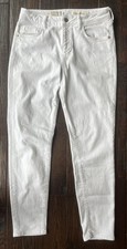 Anthropologie Pilcro and the Letterpress White High Rise Skinny Jeans Size 30