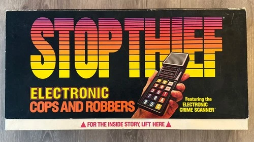 VINTAGE 1979 STOP THIEF Electronic Board Game Parker Bros Tested 100% Complete