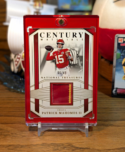 2023 National Treasures Patrick Mahomes II Gold Century Materials, SSP#/49🏆🏆🏆