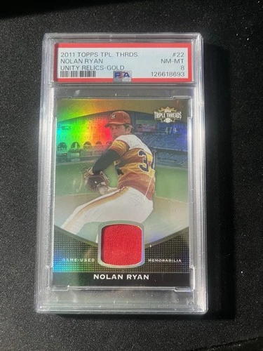 2011 Topps Triple Threads - Unity Relic Nolan Ryan #TTUSR-25 Gold /9 (MEM)
