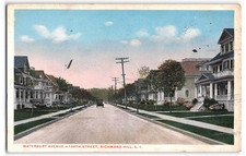 Early 1900's Postcard, Richmond Hill Street View in Queens, New York City