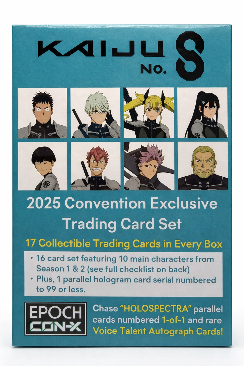 EPOCH CON-X Kaiju No. 8 2025 Convention Exclusive Trading Card Set