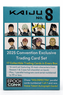 EPOCH CON-X Kaiju No. 8 2025 Convention Exclusive Trading Card Set