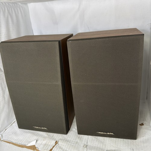 Vintage Realistic Speakers Pair Minimus-25 Cat# 40-223 As Pictured