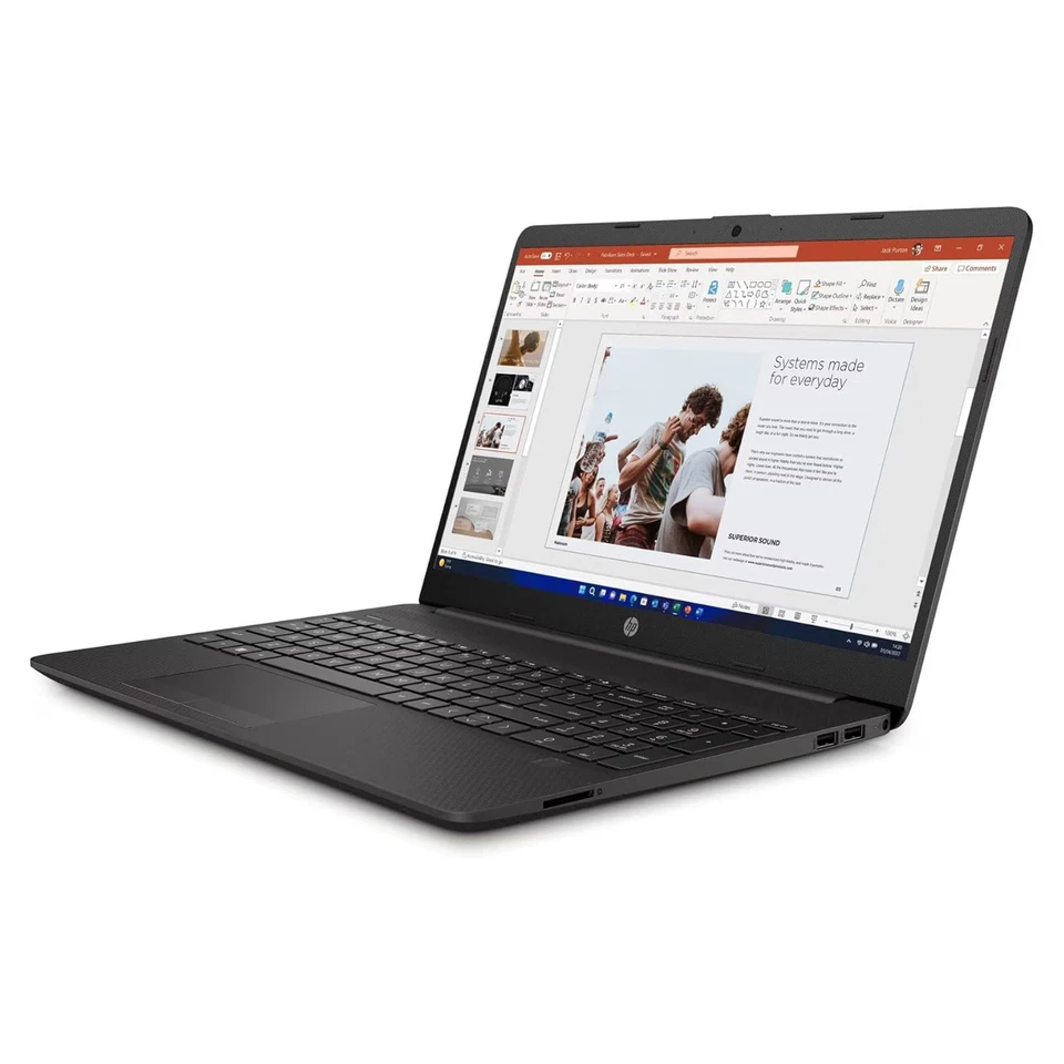 Notebook Pc Portatile HP 250 G9 Intel N4500 15,6" Ram 8Gb SSD 256Gb, Win 11 Pro - Immagine 3 di 4