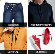 Shoe Lace Ends Tips 100 Pcs Clear Aglets for Shoelaces Sneaker Heat Shrink Tu...