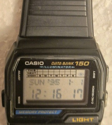 CASIO DATA BANK 150 ILLUMINATOR 腕時計 CASIO DATA BANK 150 ILLUMINATOR 腕時計