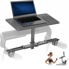 Universal Wooden Laptop Treadmill Desk, Adjustable Ergonomic Notebook Mount S...