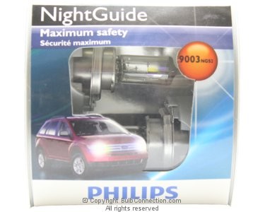 NEW Philips BC9731 9003 Night Guide 2-Pack 9003NGS2 
