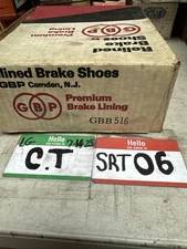 Guaranteed Brake Parts GBB516 Relined Brake Shoes