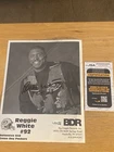 REGGIE WHITE SIGNED  8X10 PHOTOGRAPH AUTOGRAPH JSA CERTIFIED HOF.