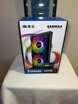 Raidmax Tornado LC240 Liquid Cooler 240mm AIO Water Cooler with 2 PWM ARGB 