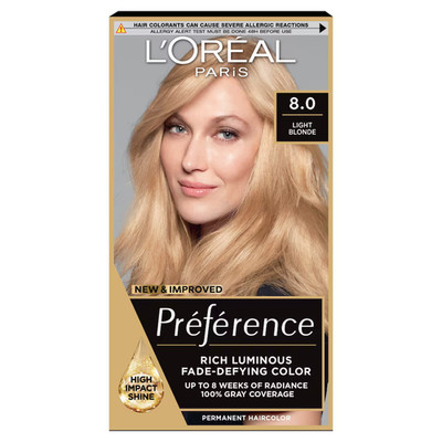 L'Oreal Paris Preference 8.0 Hellblonde Permanent Haarfarbe