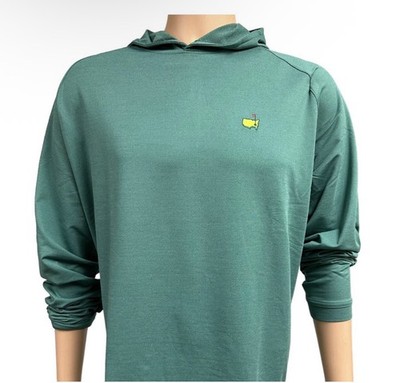 MASTERS by Peter Millar Men's Golf Performance Pullover Hoodie Green NEW