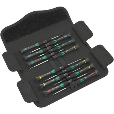 WERA 05073675001 Kraftform Micro 12 Universal 1 screwdriver set, 12 pieces