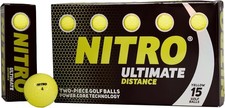 Incredible Distance Golf Balls - 15 Pack, Durable Polyurethane for Excellence
