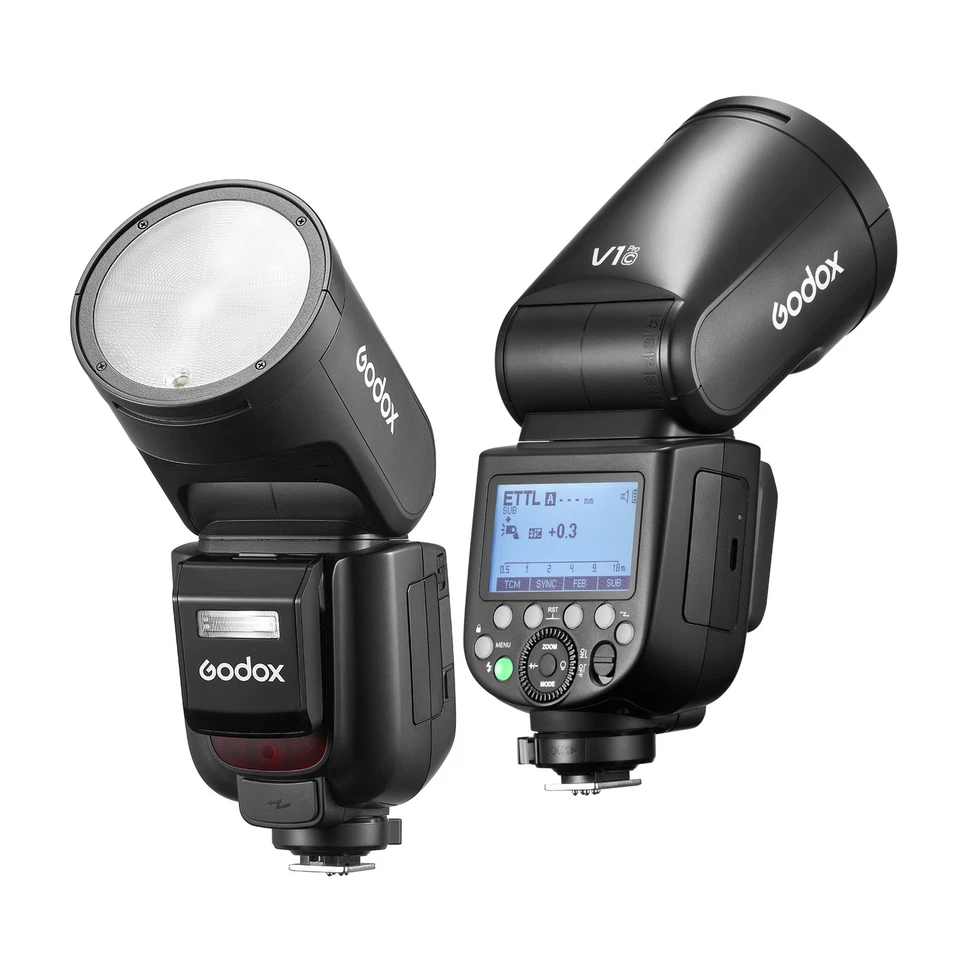 GODOX V1 PRO C 2.4G Wireless Camera Flash 1/8000s HSS 1.3s Recycle Time YNJU - Image 3 of 4