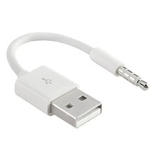 USB Charger Data SYNC Cable for Apple iPod Shuffle 3rd 4th 5th 6th 7th Gen 3.5mm