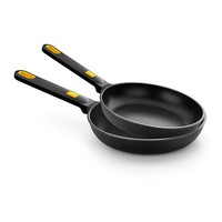 Bra Daily Pro | Set Mit 2 Bratpfannen 20-26 Cm, Geschmiedetes Aluminium Mit Anti