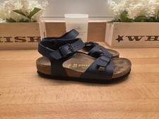 Birkenstock Rio Sandals Navy Blue Birko-Flor Womens Size EU 36
