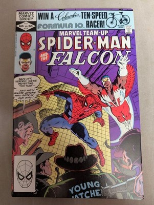 Marvel Team-Up #114, Marvel Comics, Spiderman, 1982, Falcon