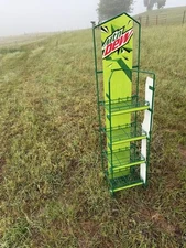 Mountain Dew Display/Rack. Dimensions Are About A Little Over 5 Ft High By 14x14